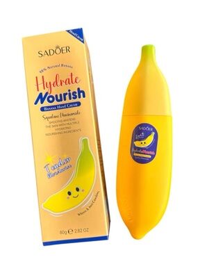 Sadoer Banana Hand Cream NIB New in Sealed Box